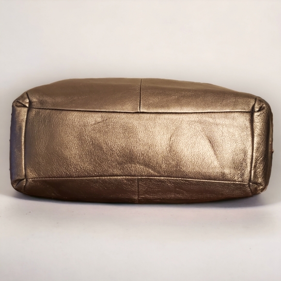 Madison Metallic Leather Small Phoebe Shoulder Bag - Picture 6 of 14
